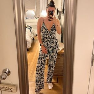 Forever 21 Floral Jumpsuit